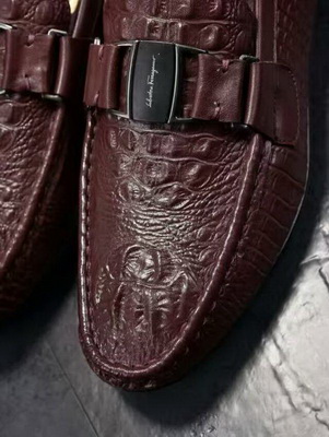 Salvatore Ferragamo Business Casual Men Shoes--096